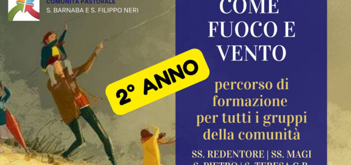 come fuoco e vento 2&deg; anno